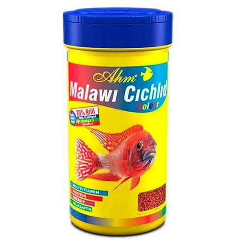 AHM Malawi Cichlid Granulat Color Balık Yemi 100 Ml 8699375330649 Amazon Pet Center