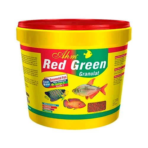 Ahm Red Green Granulat Balık Yemi Kova 3 Kg 8699375330595 Amazon Pet Center
