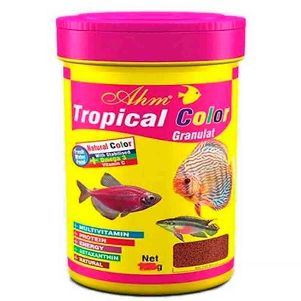 AHM Tropical Colour Granulat 100 ml Balık Yemi 8699375331677 Amazon Pet Center