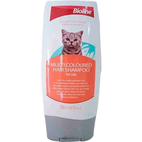 Bioline Renkli Kediler İçin Kedi Şampuanı 200 Ml 6970117123876 Bioline Kedi Temizlik Ve Banyo Ürünleri Amazon Pet Center