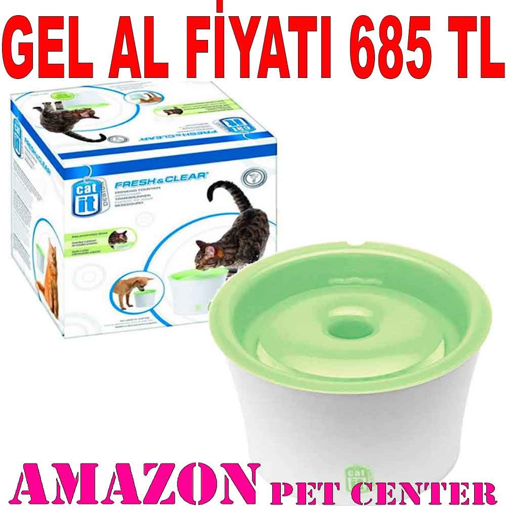 Catit Fresh Clear Kediler Ve Köpekler İçin Otomatik Su Kabı 3 Litre 022517556009 Amazon Pet Center