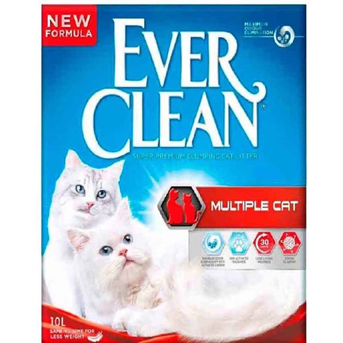 Ever Clean Multiple Cat Doğal Kedi Kumu 10 lt  5060255492253 Ever Clean Doğal Kedi Kumları Amazon Pet Center