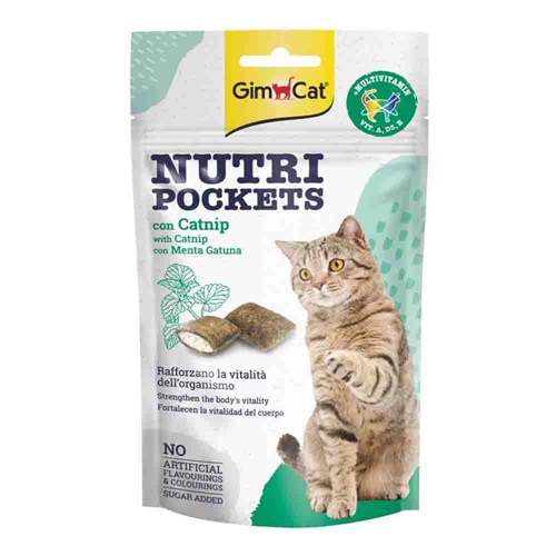 GimCat Nutripockets Kedi Otlu Multivitamin Kedi Ödülü 60gr 4002064400723 Amazon Pet Center