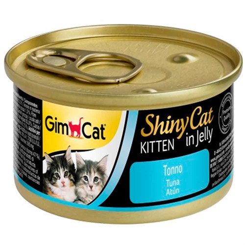 Gimcat Shiny Cat Kitten Jel İçinde Ton Balıklı Yavru Kedi Konservesi 70 gr 4002064413150 Gimpet Yetişkin Kedi Konserve Mamaları Amazon Pet Center