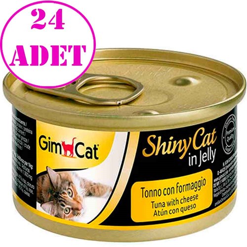 Gimcat Shinycat Ton Balık ve Peynirli Kedi Konservesi 70 Gr 24 AD 32126280 Gimpet Koli Kedi Konserve Mamaları Amazon Pet Center