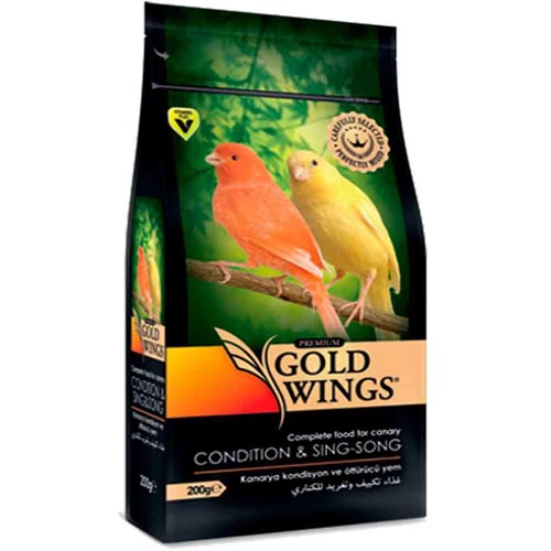 Gold Wings Premium Kanarya Kondisyon Öttürücü 200 gr 8680468041917 Gold Wings Premium Kanarya Yemleri Amazon Pet Center