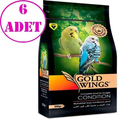 Gold Wings Premium Muhabbbet Kondisyon Yemi 200 Gr 6 AD 32126747 Gold Wings Premium Koli Kuş Yemleri Amazon Pet Center