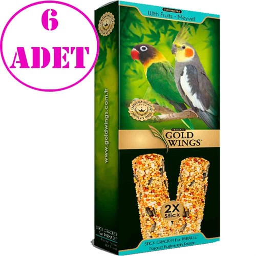 Gold Wings Premium Paraket Krakeri Meyveli 2'li Paket 6 AD 32126716 Gold Wings Premium Kuş Krakerleri Amazon Pet Center