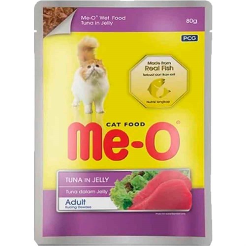 Meo Kedi Konservesi Ton Balıklı 80gr 8850477017672 ME-O Yetişkin Kedi Konserve Mamaları Amazon Pet Center