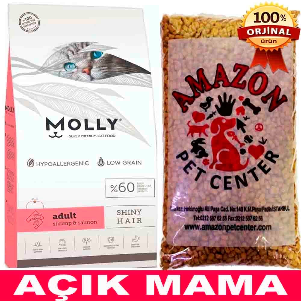 Molly Karidesli Somonlu Yetişkin Kedi Maması  Açık 1 Kg 32108736 Amazon Pet Center