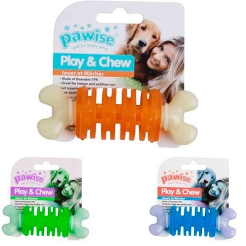 Pawise Funny Chew Halka Köpek Kemiği 10.5 cm 8886467546075 Pawise Kauçuk Plastik Köpek Oyuncakları Amazon Pet Center