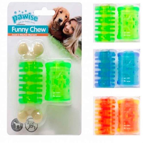 Pawise Funy Chew 2 in 1-M Lastik Köpek Oyuncağı 1 Adet 8886467546204 Pawise Kauçuk Plastik Köpek Oyuncakları Amazon Pet Center