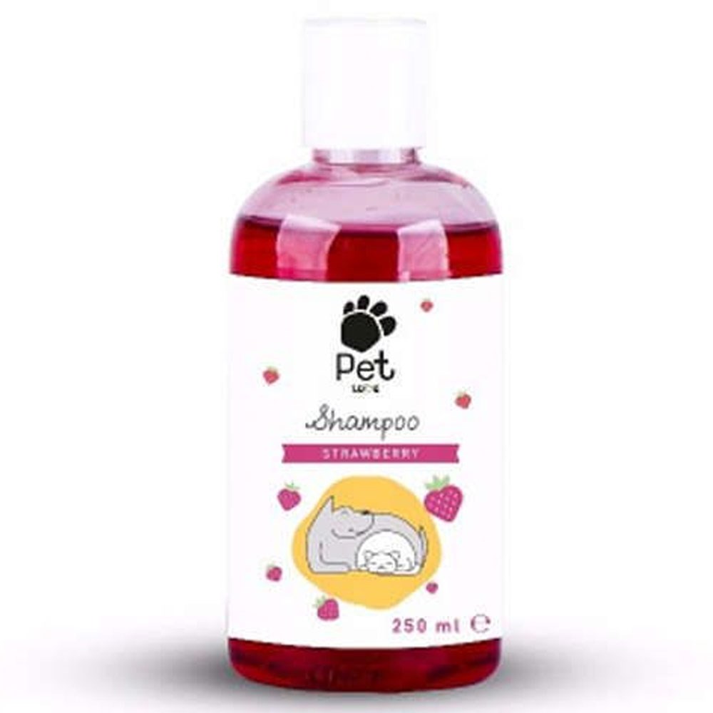 Pet Love Çilek Kokulu Kedi ve Köpek Şampuanı 250 ml 8697407163159 Amazon Pet Center