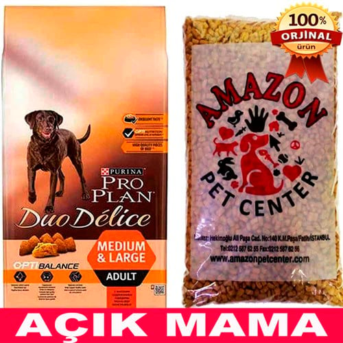 Proplan Duo Delice Parça Etli Köpek Maması Açık 1 Kg 32102543 Pro Plan Açık Köpek Maması Amazon Pet Center
