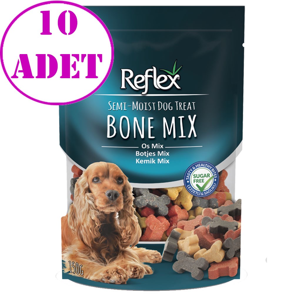 Reflex Bone Mix Yumuşak Köpek Ödülü 150gr 10 AD 32123722 Amazon Pet Center