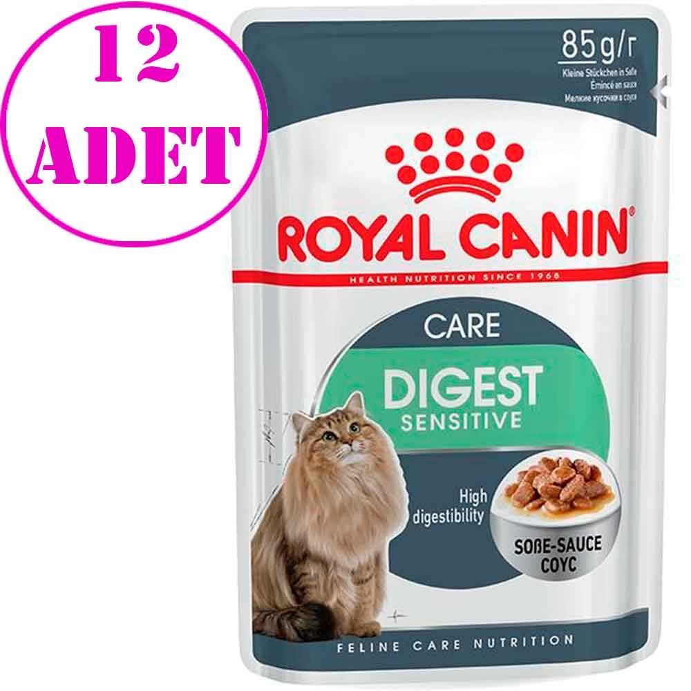 Royal Canin Digest Sensitive Kedi Yaş Mama 85 gr 12 Ad 32109092 Amazon Pet Center