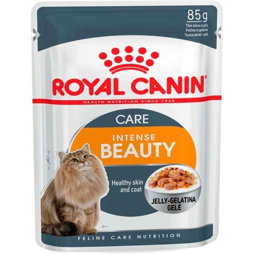 Royal Canin Intense Beauty Jelly 85 gr 9003579311721 Royal Canin Yetişkin Kedi Konserve Mamaları Amazon Pet Center