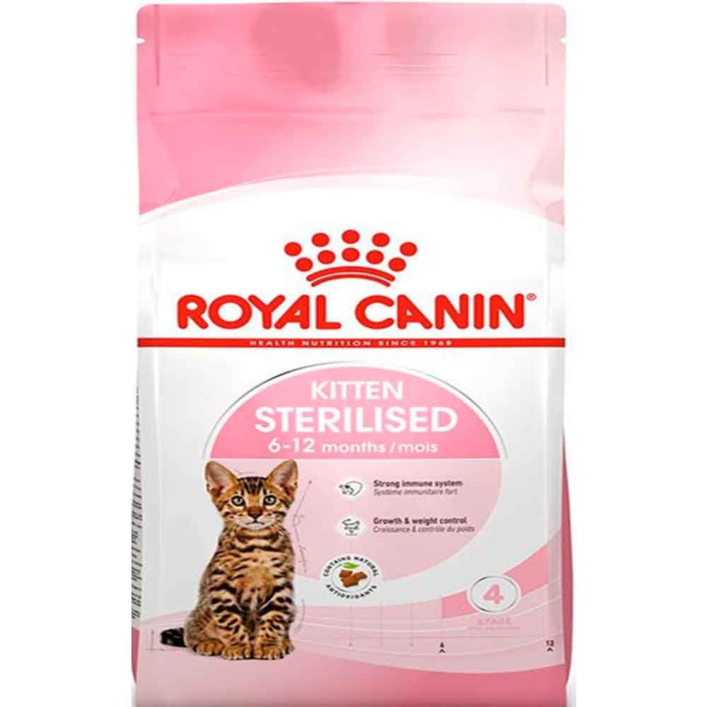 Royal Canin Kitten Sterilised Kısırlaştırılmış Yavru Kedi Maması 2 kg 3182550805186 Amazon Pet Center