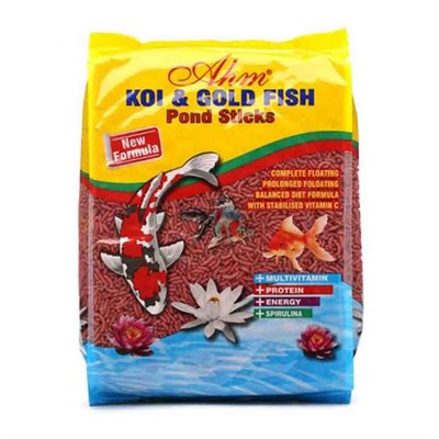 Ahm Koi Goldfish Red Pond Sticks 1 Kg Japon Balık Yemi 8699375333138 Ahm Tatlı Su Akvaryumu Balık Yemleri Amazon Pet Center