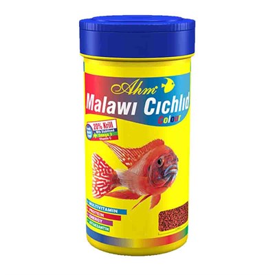 Ahm Malawi Cichlid Colour Granulat Balık Yemi 250 ml 8699375330243 Amazon Pet Center