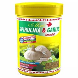 AHM Spirulina Garlic Suprilina ve Sarımsaklı Yem 100 ml