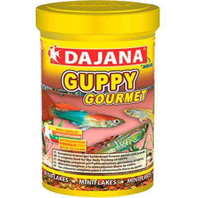 Dajana Guppy Gourmet Pul Yem 100 Ml 8594000253334 Dajana Tatlı Su Akvaryumu Balık Yemleri Amazon Pet Center