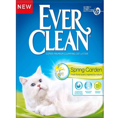 Ever Clean Spring Garden Çiçek Kokulu Topaklanan Kedi Kumu 10 Lt 5060412214148 Ever Clean Doğal Kedi Kumları Amazon Pet Center