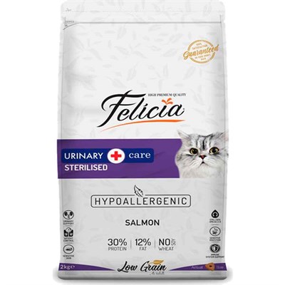 Felicia Sterilised Somonlu Kedi Maması Az Tahıllı 2 kg 8681299601325 Felicia Kısır Kedi Mamaları Amazon Pet Center