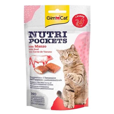 GimCat Nutripockets Biftekli Malt Kedi Ödülü 60gr 4002064400747 Amazon Pet Center