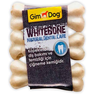 GimDog Köpek Ödülü Kemik 9 Cm 3 Lü Beyaz 8009632054858 Gimpet Yenilebilir Pres Köpek Kemikleri Amazon Pet Center