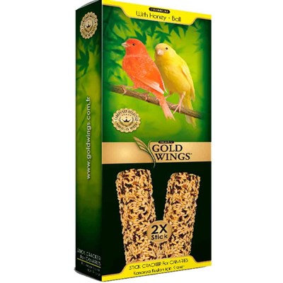 Gold Wings Premium Ballı Kanarya Krakeri 2Li 8680468043676 Gold Wings Premium Kuş Krakerleri Amazon Pet Center