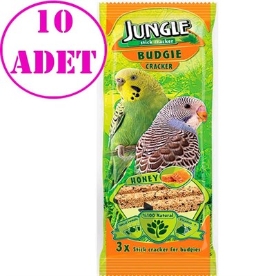 Jungle Ballı Muhabbet Krakeri 3'lü Paket 10 AD 32127379 Jungle Kuş Krakerleri Amazon Pet Center