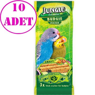 Jungle Meyveli Muhabbet Krakeri 3'lü Paket 10 AD 32127362 Jungle Kuş Krakerleri Amazon Pet Center