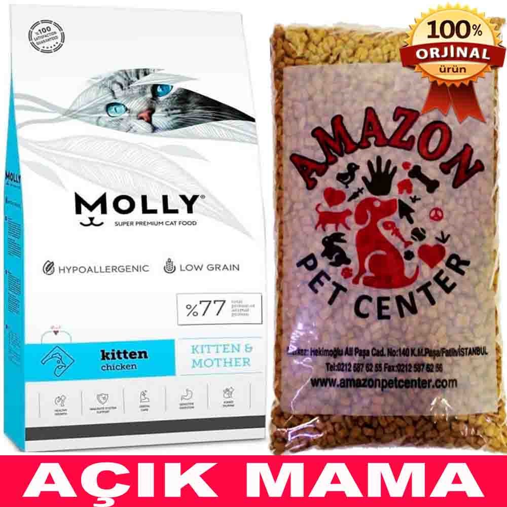 Molly Tavuklu Yavru Kedi Maması  Açık 1 Kg 32108712 Amazon Pet Center