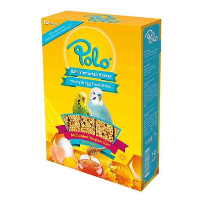 Polo Ballı Yumurtalı Muhabbet Kuşu Krakeri Paket 10'lu 8699004261122 Amazon Pet Center
