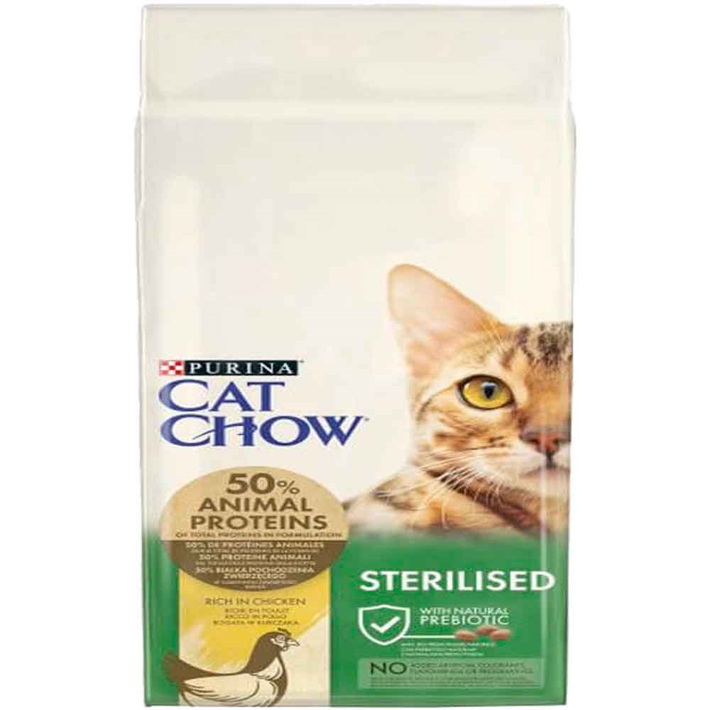 Purina Cat Chow Kısırlaştırılmış Kedi Maması Tavuklu 15 Kg 7613032233051 Amazon Pet Center