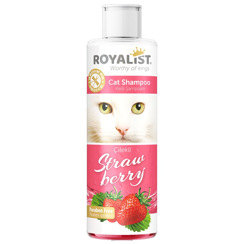 Royalist Çilek Aromalı Kedi Şampuanı 250 ml 8682291400640 Amazon Pet Center