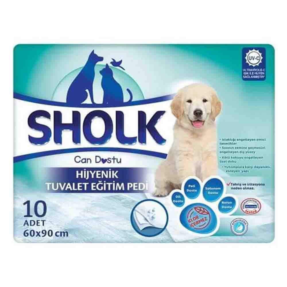 Sholk Hipoalerjenik Köpek Çiş Eğitim Pedi 60 x 90cm (10'lu) 8690536810598 Amazon Pet Center