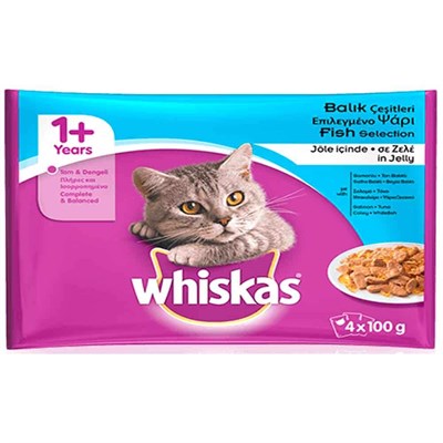 Whiskas Ton Balıklı Kedi Konserve Maması 4 X 100 Gr 8410136216770 whiskas Yetişkin Kedi Konserve Mamaları Amazon Pet Center