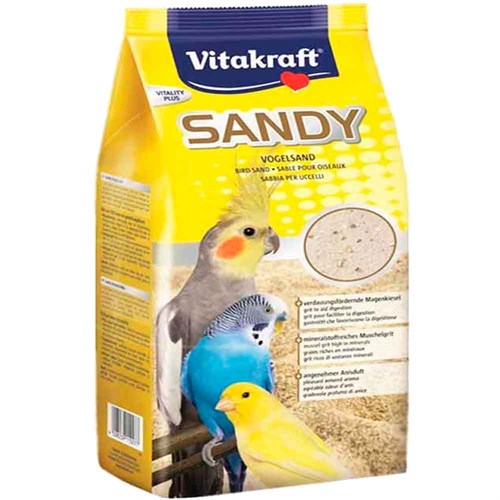 Vitakraft Sandy Muhabbet ve Kanarya için Kum 2,5 kg 4008239110077 Vitakraft Kuş Kumları Amazon Pet Center